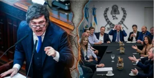 El discurso acelera y apunta contra el fin del blindaje para provincias y municipios.